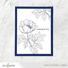 Spellbinders Betterpress Plates Billowing Flower Press Plates