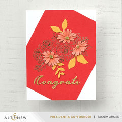 Blooming Floral Swag Press Plate Set