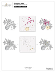 Blossoming Apple Press Plate Set