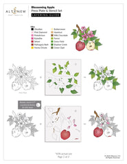 Blossoming Apple Press Plate Set