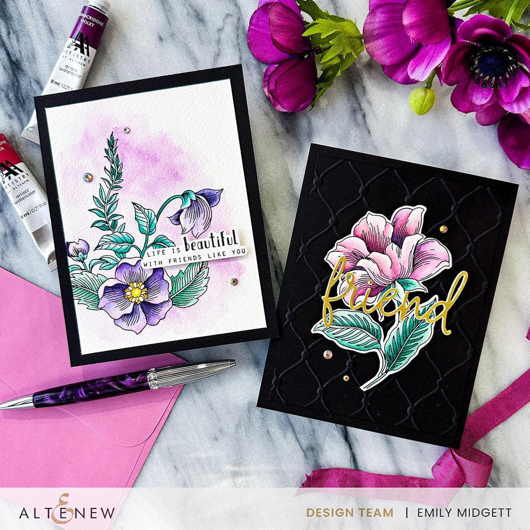 Dainty Flower Garden Press Plates