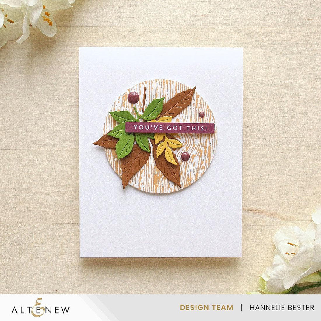Essential Textures: Fine Woodgrain Press Plates/Foil Plates