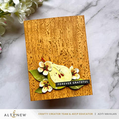 Essential Textures: Fine Woodgrain Press Plates/Foil Plates