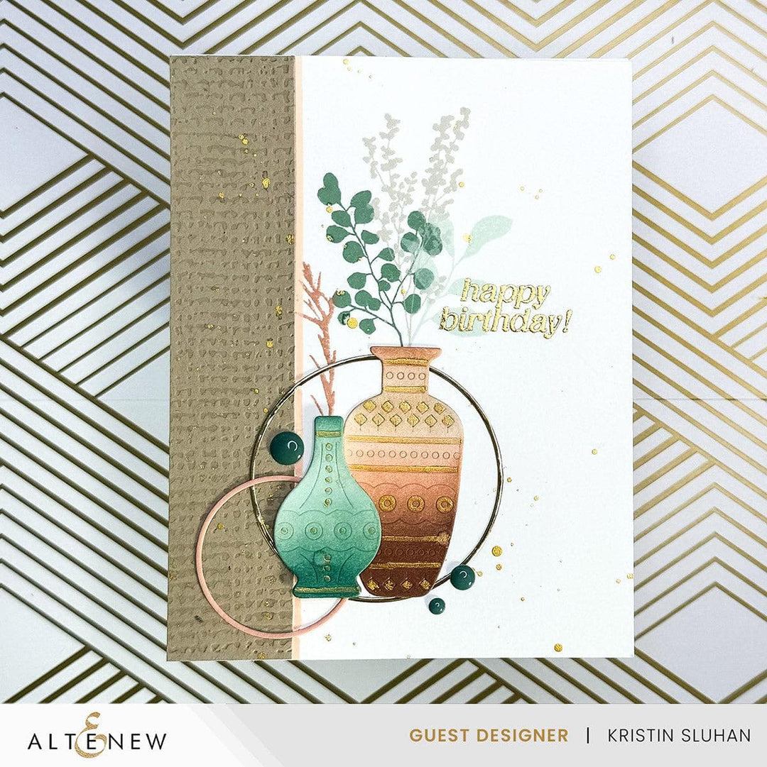 Essential Textures: Rustic Burlap Press Plate