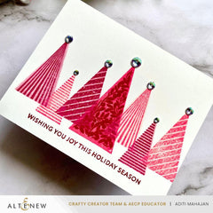 Festive Triangles Press Plates