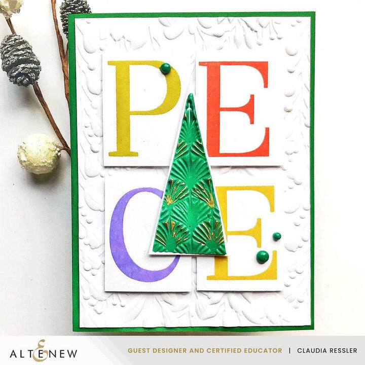 Festive Triangles Press Plates