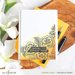 Spellbinders Betterpress Plates Floral Engravings Press Plates