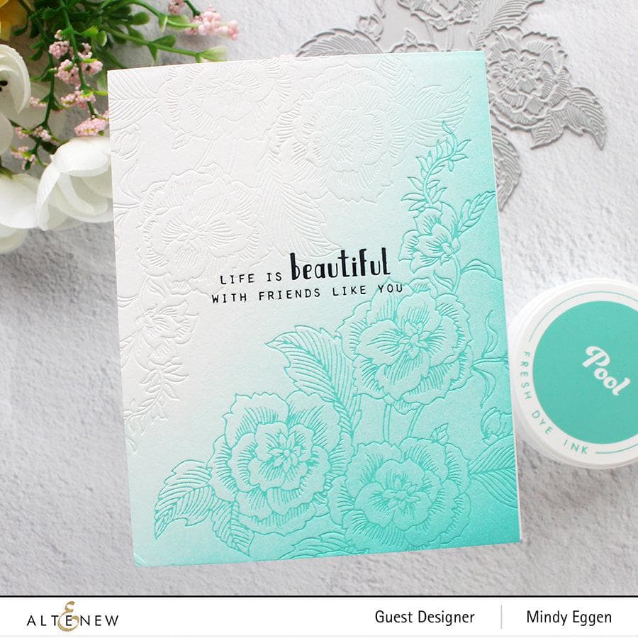 Spellbinders Betterpress Plates Floral Engravings Press Plates