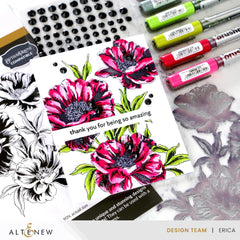 Inked Poppies Press 'n' Foil Plate Set