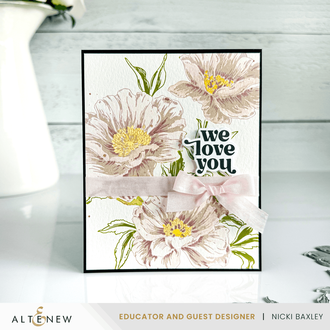 Inked Poppies Press 'n' Foil Plate Set