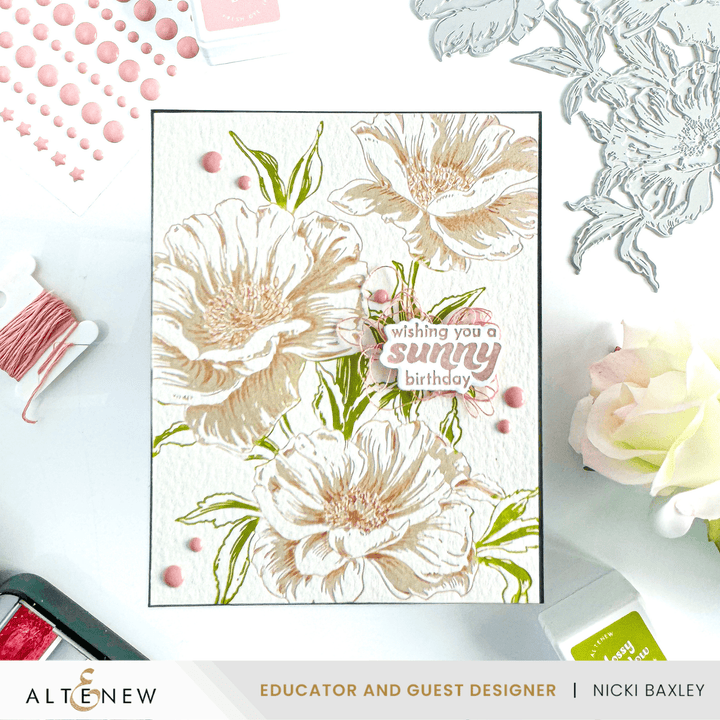 Inked Poppies Press 'n' Foil Plate Set