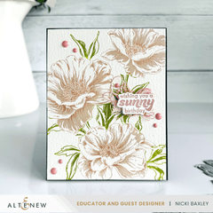 Inked Poppies Press 'n' Foil Plate Set