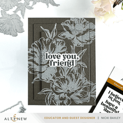 Inked Poppies Press 'n' Foil Plate Set
