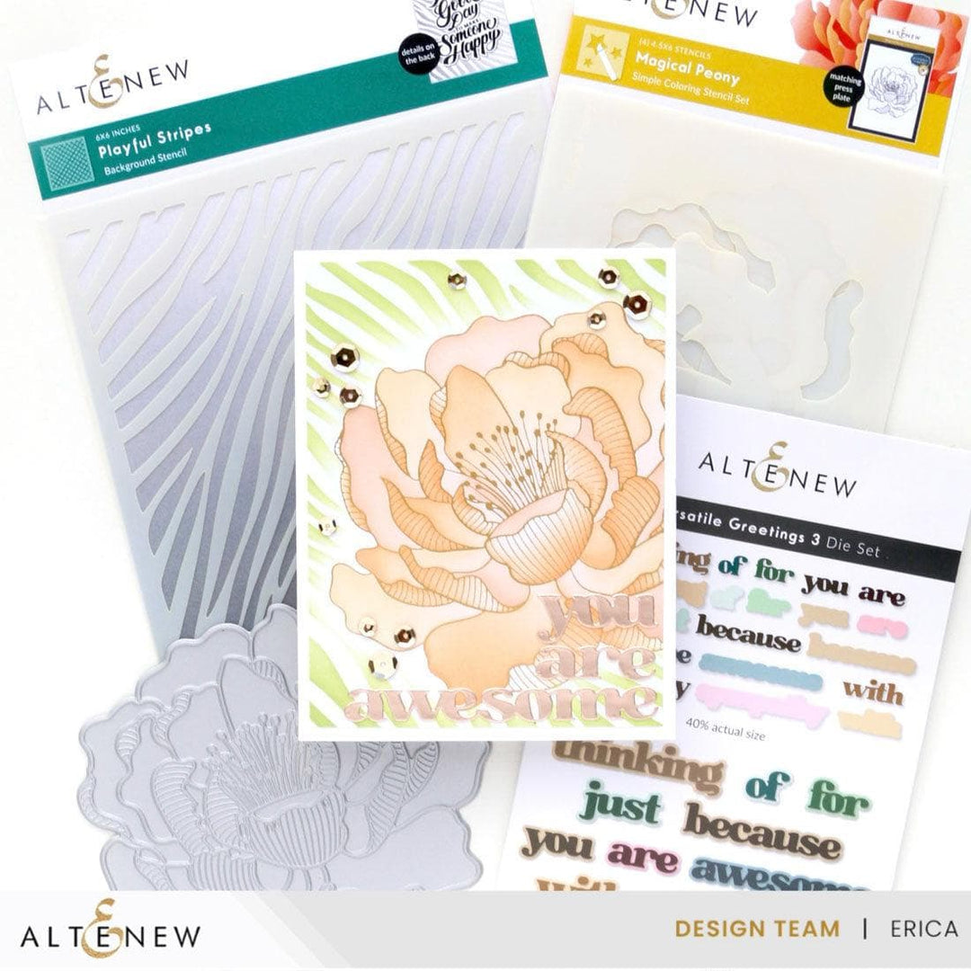 Magical Peony Press Plate