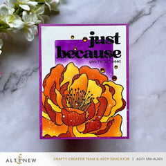 Magical Peony Press Plate