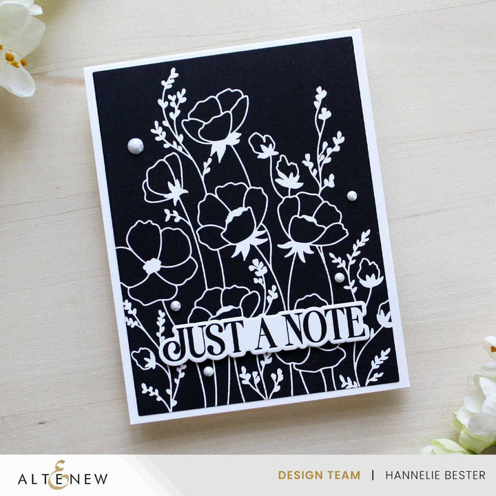 Wildflower Whispers Press Plate