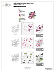 Build-A-Garden: Lovely Rose Peony & Add-on Die Bundle