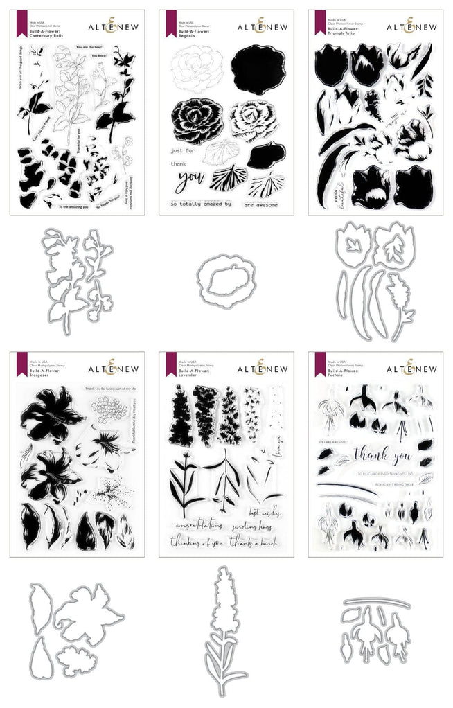 Altenew Build-A-Flower Bundle Build-A-Garden Bundle E