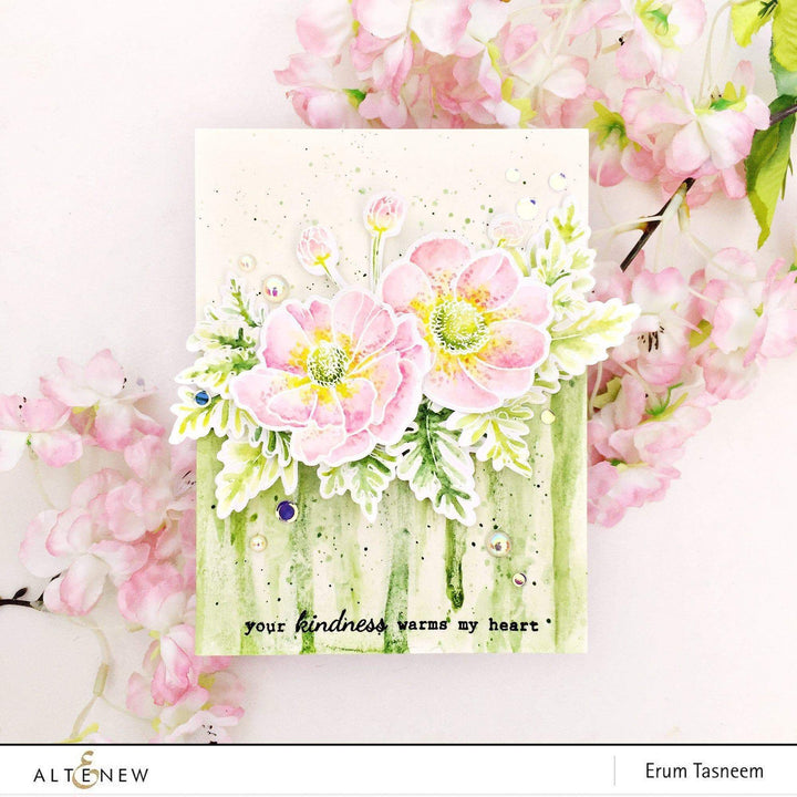 Altenew Build-A-Flower Set Build-A-Flower: Anemone Coronaria Layering Stamp & Die Set