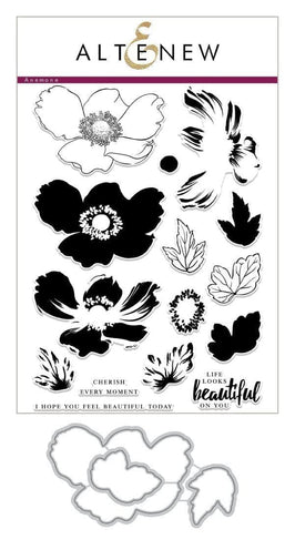 Altenew Build-A-Flower Set Build-A-Flower: Anemone Layering Stamp & Die Set