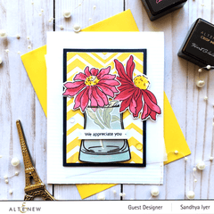 Altenew Build-A-Flower Set Build-A-Flower: Coneflower Layering Stamp & Die Set