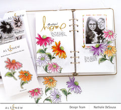 Altenew Build-A-Flower Set Build-A-Flower: Coneflower Layering Stamp & Die Set