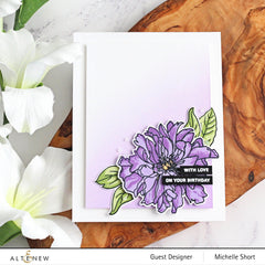 Altenew Build-A-Flower Set Build-A-Flower: Cora Louise Peony Layering Stamp & Die Set