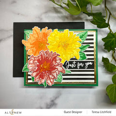 Altenew Build-A-Flower Set Build-A-Flower: Cora Louise Peony Layering Stamp & Die Set