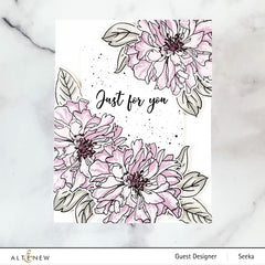 Altenew Build-A-Flower Set Build-A-Flower: Cora Louise Peony Layering Stamp & Die Set