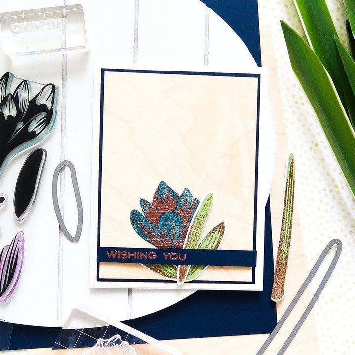 Altenew Build-A-Flower Set Build-A-Flower: Crocus Layering Stamp & Die Set