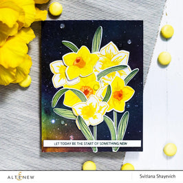 Altenew Build-A-Flower Set Build-A-Flower: Daffodil Layering Stamp & Die Set