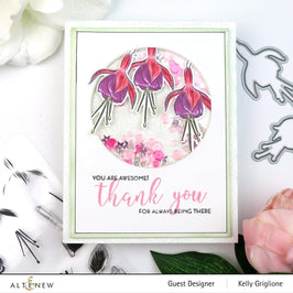 Altenew Build-A-Flower Set Build-A-Flower: Fuchsia Layering Stamp & Die Set