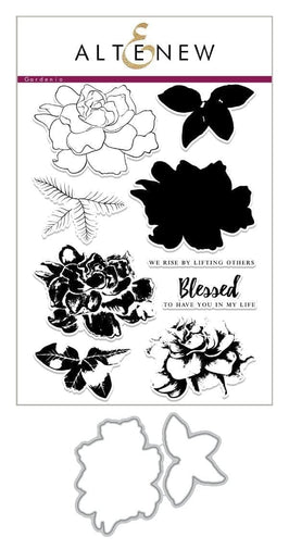 Altenew Build-A-Flower Set Build-A-Flower: Gardenia Layering Stamp & Die Set