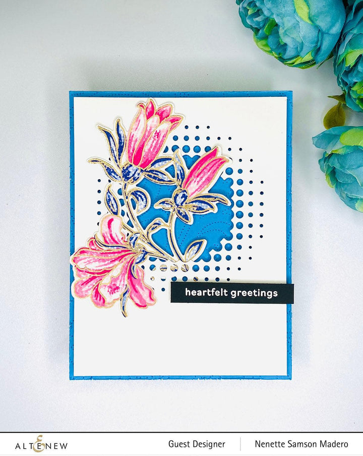 Altenew Build-A-Flower Set Build-A-Flower: Giant Bellflower Layering Stamp & Die Set