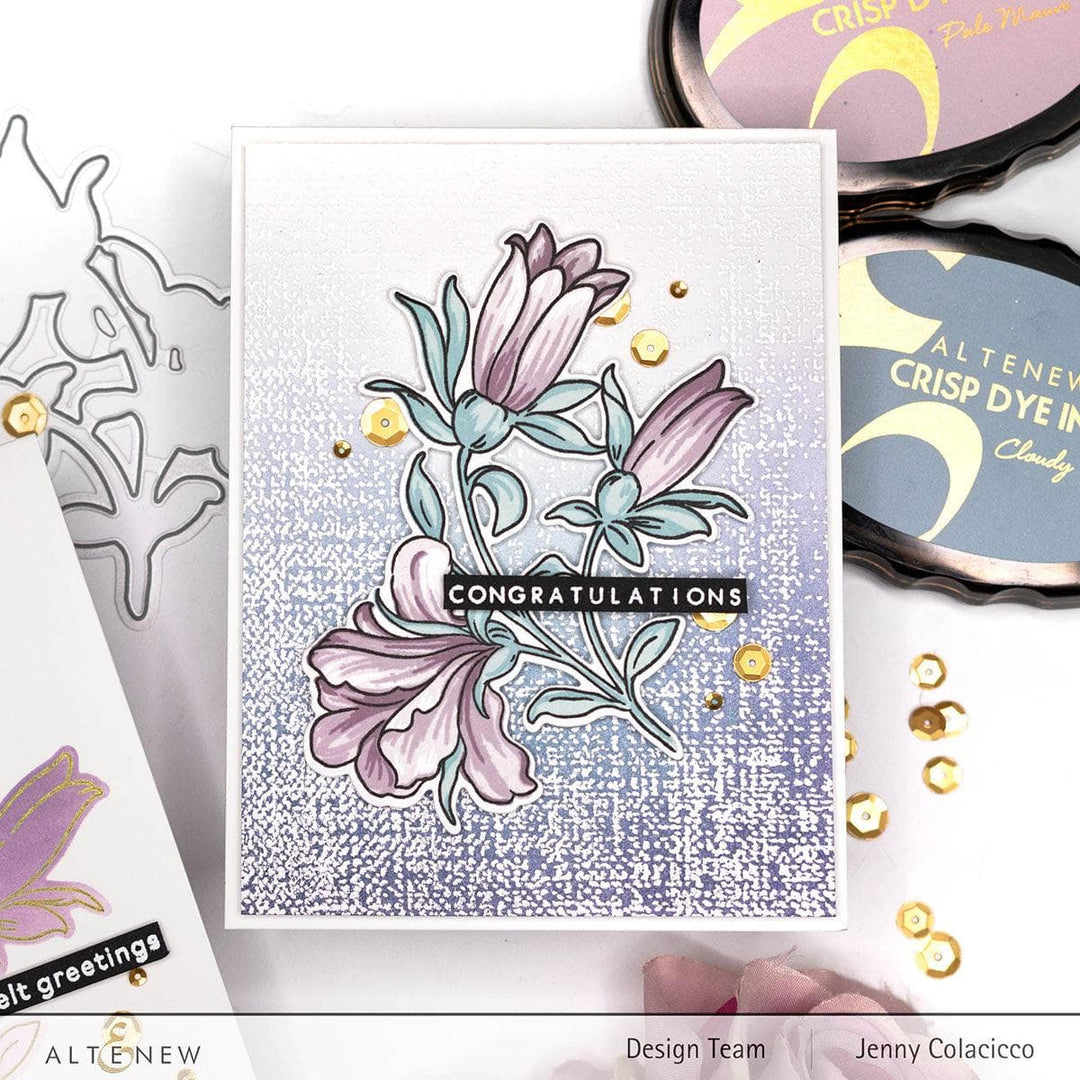 Altenew Build-A-Flower Set Build-A-Flower: Giant Bellflower Layering Stamp & Die Set