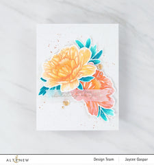 Altenew Build-A-Flower Set Build-A-Flower: Hawaiian Coral Layering Stamp & Die Set