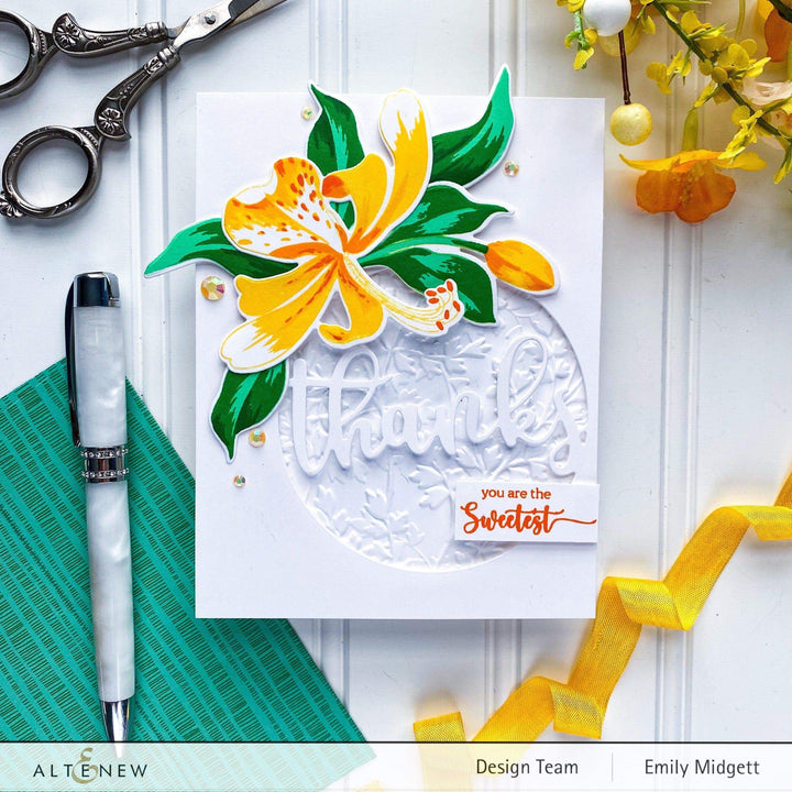 Altenew Build-A-Flower Set Build-A-Flower: Honeysuckle Layering Stamp & Die Set