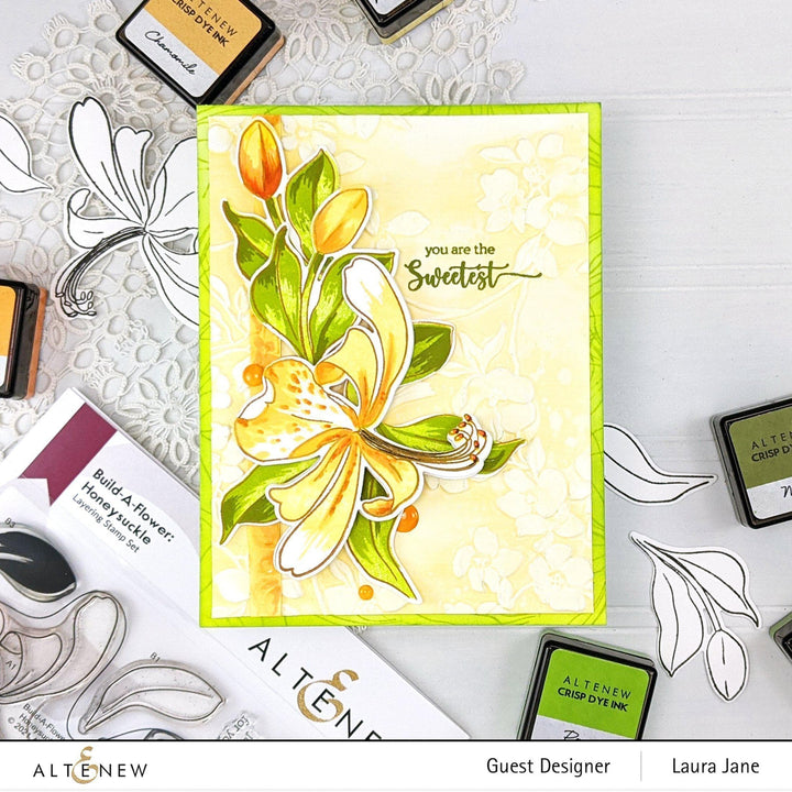 Altenew Build-A-Flower Set Build-A-Flower: Honeysuckle Layering Stamp & Die Set