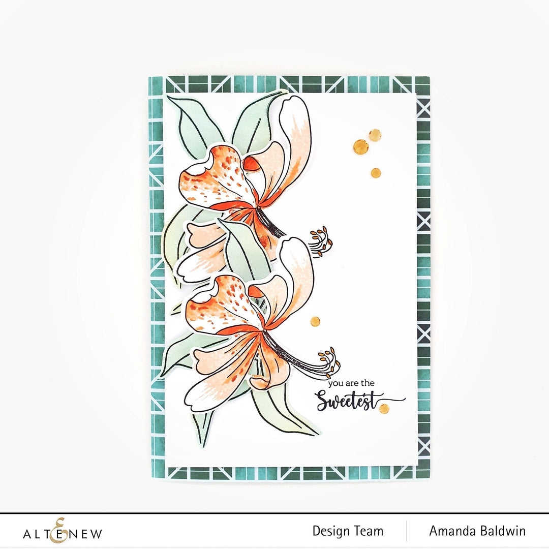 Altenew Build-A-Flower Set Build-A-Flower: Honeysuckle Layering Stamp & Die Set