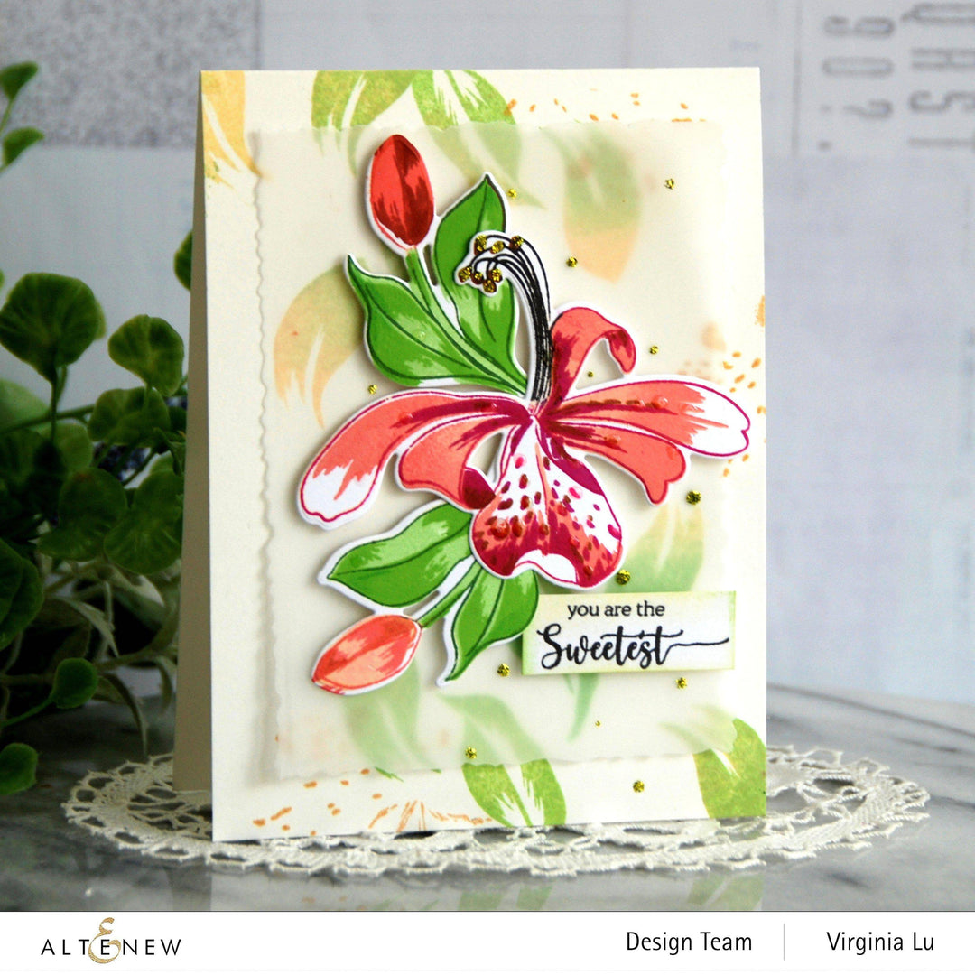 Altenew Build-A-Flower Set Build-A-Flower: Honeysuckle Layering Stamp & Die Set
