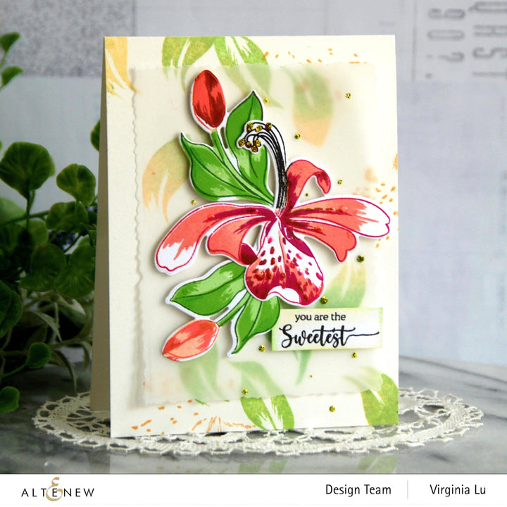 Altenew Build-A-Flower Set Build-A-Flower: Honeysuckle Layering Stamp & Die Set