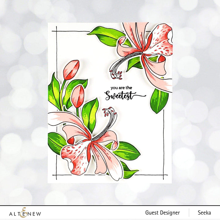 Altenew Build-A-Flower Set Build-A-Flower: Honeysuckle Layering Stamp & Die Set