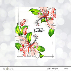 Altenew Build-A-Flower Set Build-A-Flower: Honeysuckle Layering Stamp & Die Set
