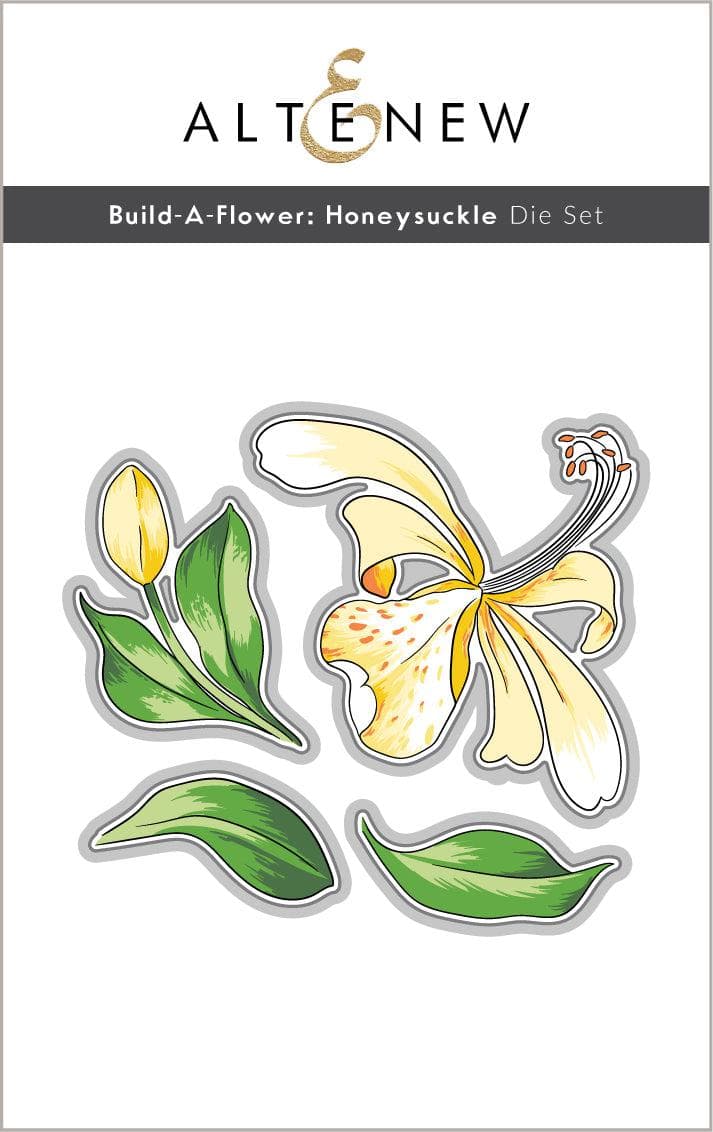 Altenew Build-A-Flower Set Build-A-Flower: Honeysuckle Layering Stamp & Die Set