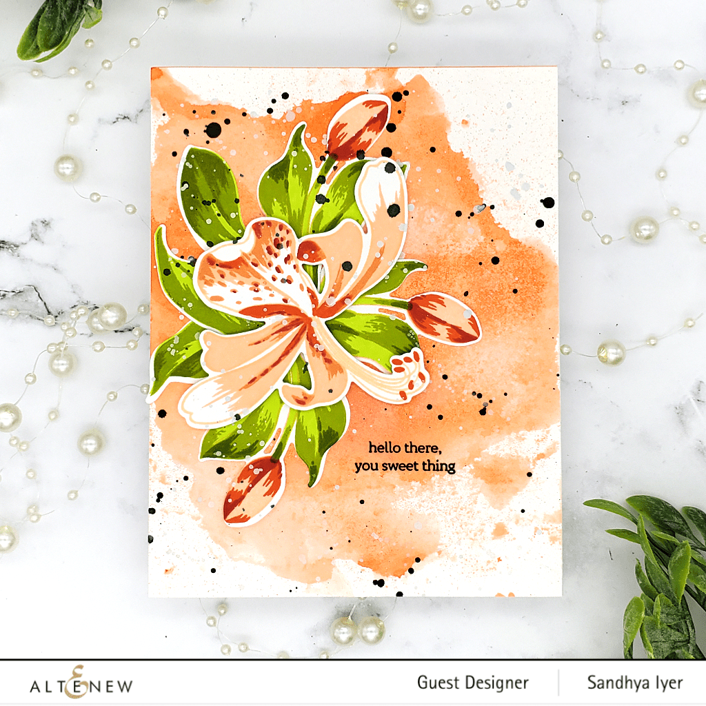 Altenew Build-A-Flower Set Build-A-Flower: Honeysuckle Layering Stamp & Die Set