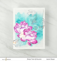 Altenew Build-A-Flower Set Build-A-Flower: Indian Lotus Layering Stamp & Die Set