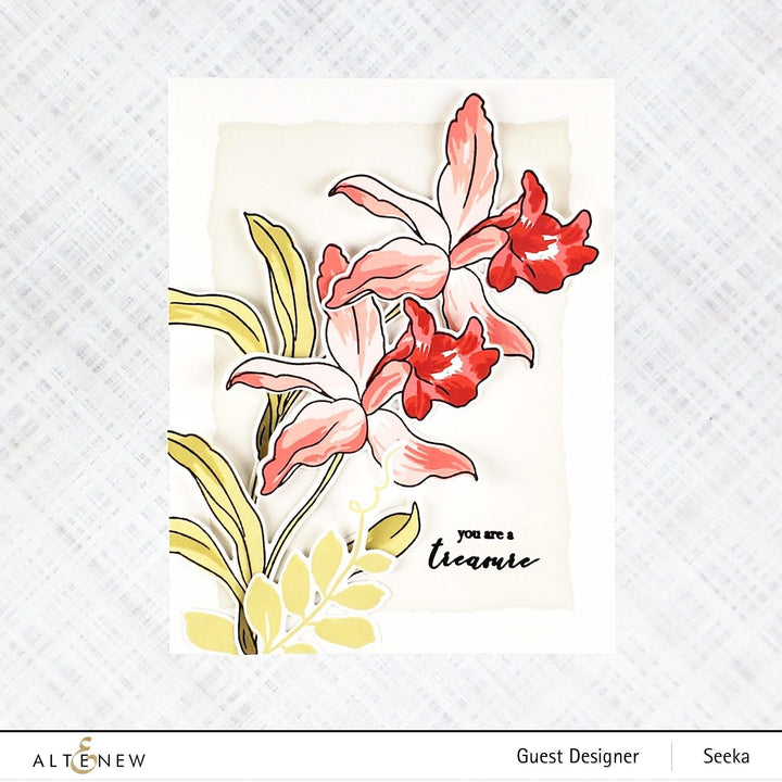 Altenew Build-A-Flower Set Build-A-Flower: Laelia Layering Stamp & Die Set
