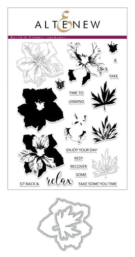 Altenew Build-A-Flower Set Build-A-Flower: Larkspur Layering Stamp & Die Set