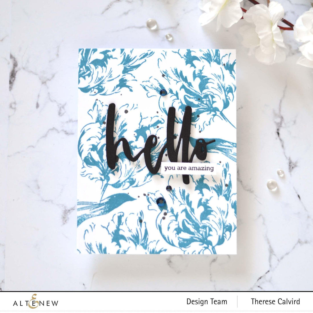 Altenew Build-A-Flower Set Build-A-Flower: Parrot Tulips Layering Stamp & Die Set