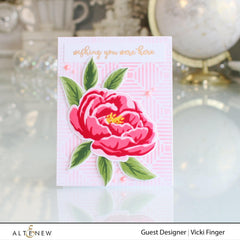 Altenew Build-A-Flower Set Build-A-Flower: Peony Layering Stamp & Die Set